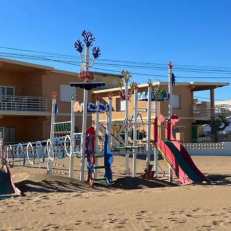 公寓 Piso Angeles - 1ra Linea De Playa 德尼亚